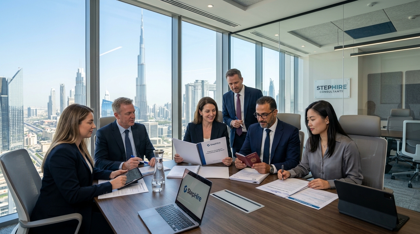 StepHire Consultants Dubai Office Team